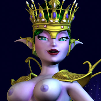 The Elf Queen in BoneCraft